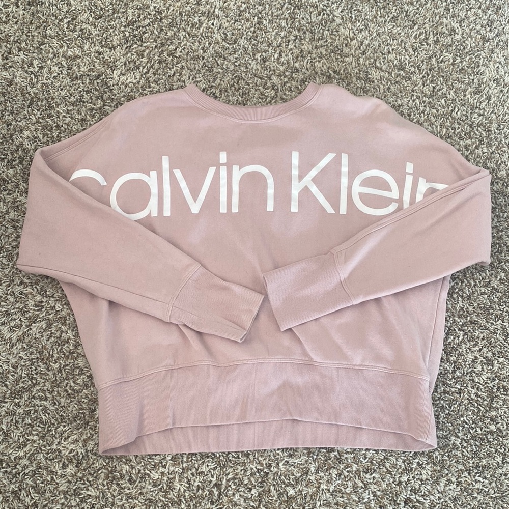 Calvin Klein cropped sweatshirt